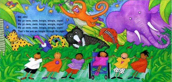 The Animal Boogie: Paperback w/ Audio & Video