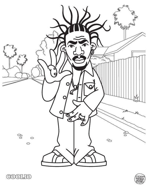Hip Hop Coloring Book: West Coast Edition - Baby clothing