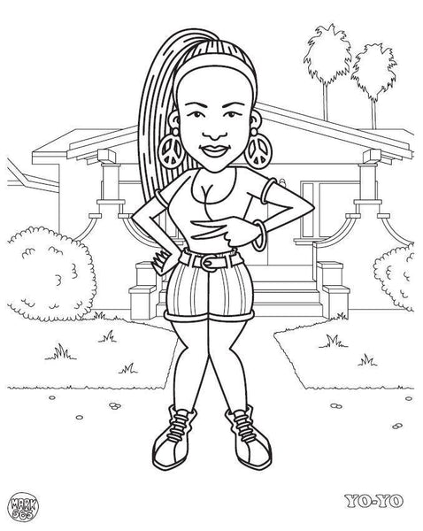 Hip Hop Coloring Book: West Coast Edition - Baby clothing