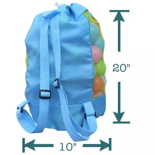 Foldable Kids beach/Pool Backpack: Pink or Blue