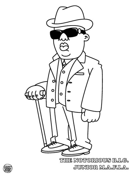 Hip Hop Coloring Book: East Coast Edition - Baby clothing