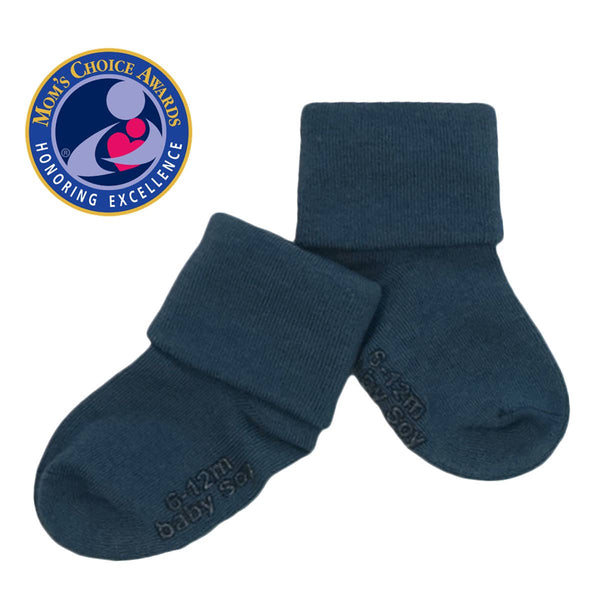 Modern Stay on Socks: Indigo