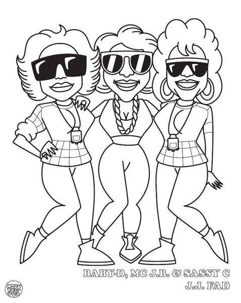 Hip Hop Coloring Book: West Coast Edition - Baby clothing