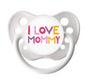 Expression Pacifiers - I Love Mommy - White - 0-6M - Through my baby's eyes