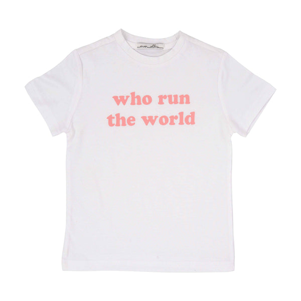 Run the World T-Shirt - Cotton White 2T