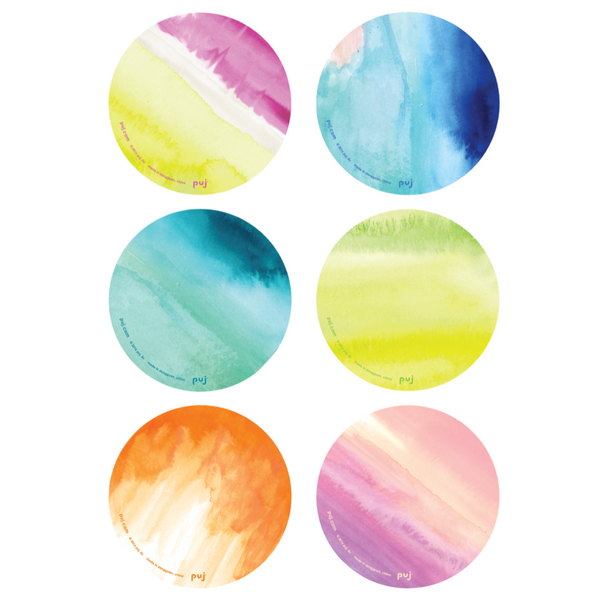 Bath Treads - Watercolor - Through my baby's eyes