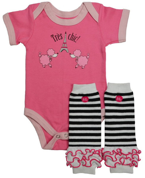 French Twist BL Bodysuit Set - Newborn 0-3M - Through my baby's eyes