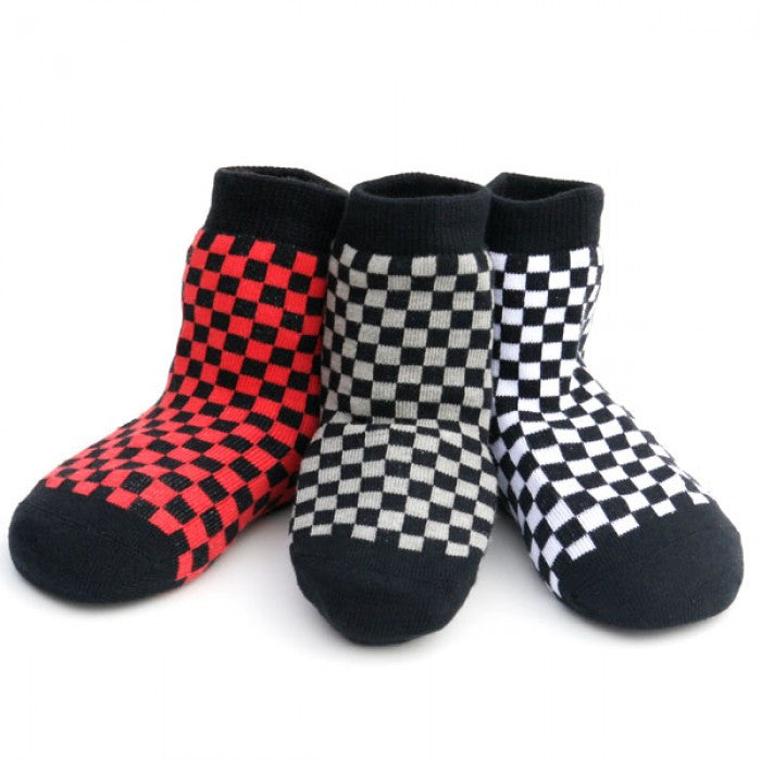 Organic Cotton Checker Sock Set