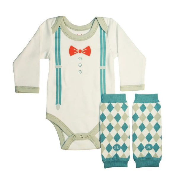 Little Mister BL Bodysuit Set - Newborn 0-3M - Through my baby's eyes