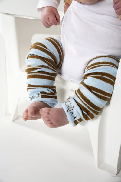 Blue/Brown Stripe - Through my baby's eyes