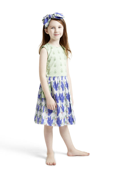 Sleeveless Party Bow Dress - Unicorn - Through my baby's eyes