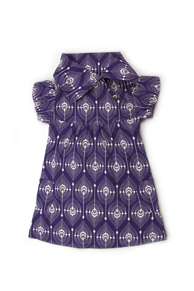 Puff Sleeve Lounge Dress | Blackberry Feather - Through my baby's eyes