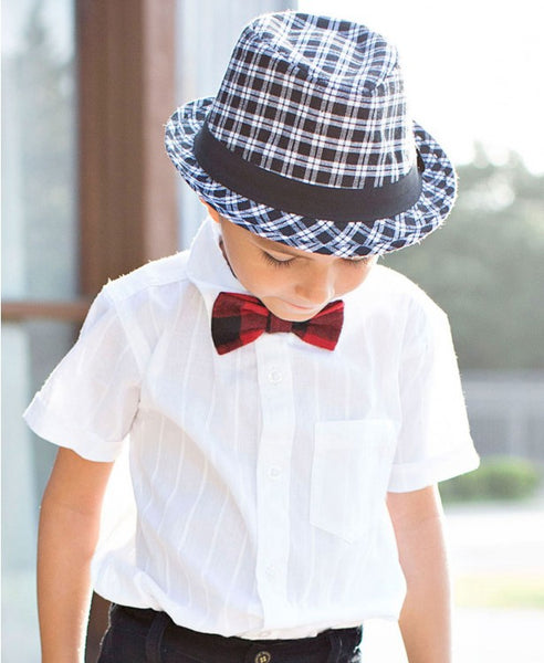 Alex Plaid Fedora - Through my baby's eyes