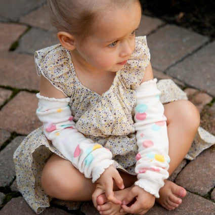Finger Paints Legwarmers - Through my baby's eyes