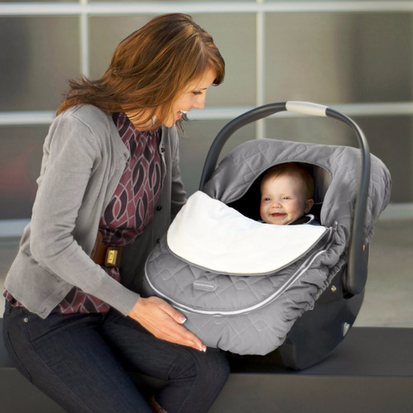 car seat cover - graphite - Through my baby's eyes