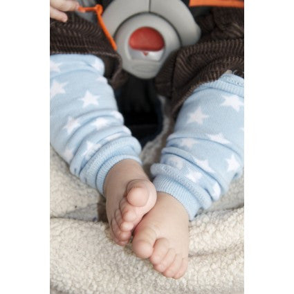Lil' Super Star Legwarmers - Organic (Newborn 0-3M) - Through my baby's eyes