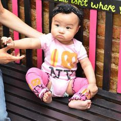 I Love N.Y. Leg Warmers - Through my baby's eyes