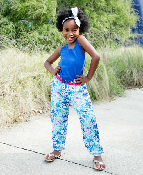 Cotton seersucker shop harem jumpsuit baby