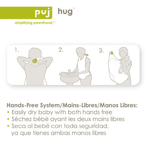 Hug - Hands Free Hooded Infant Towel - Through my baby's eyes