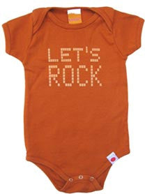 Let's Rock & Roll Organic Onesie - Through my baby's eyes