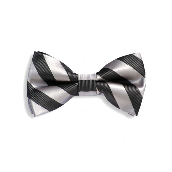Baby/Kids Light Gray & Black Bow Tie - Through my baby's eyes