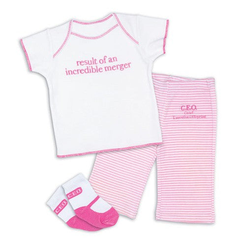 Result of a Merger CEO Girl - 3 pc set - Through my baby's eyes