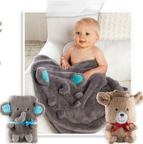 Elephant Blanket - Through my baby's eyes