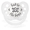 Expression Pacifiers - Bad to the Bone (Clear) - Through my baby's eyes