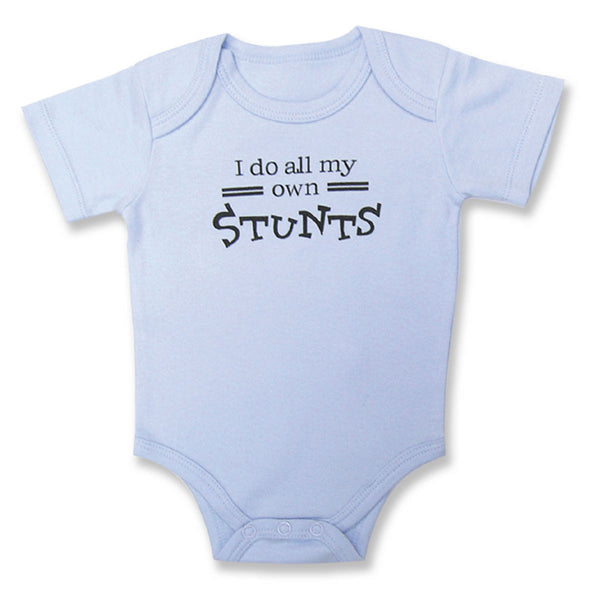 I Do My Own Stunts Onesie - Through my baby's eyes