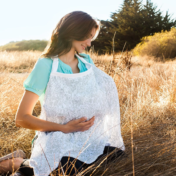 Muslin Nursing Cover - Unikiki (Exclusive Tokidoki Print) - Through my baby's eyes
