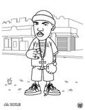 Hip Hop Coloring Book: East Coast Edition - Baby clothing