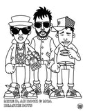 Hip Hop Coloring Book: East Coast Edition - Baby clothing