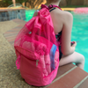 Foldable Kids beach/Pool Backpack: Pink or Blue