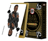 Black History Playing Cards with custom illustrations: Black & Gold Edition