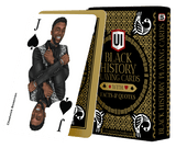 Black History Playing Cards with custom illustrations: Black & Gold Edition