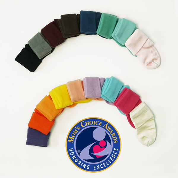 Modern Stay on  Socks: Peony