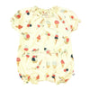 Baby Girl Pattern Bamboo Bubble Romper: Ice Cream