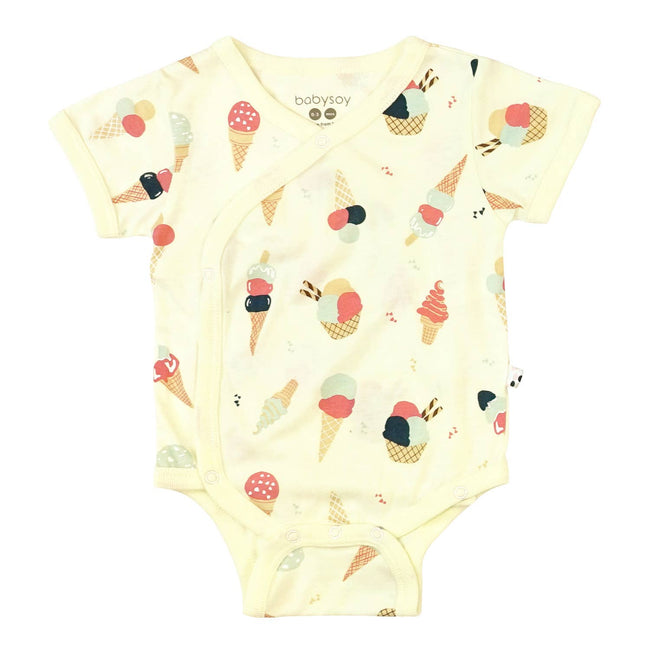 Short Sleeve Kimono Bodysuit