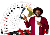 Black History Playing Cards with custom illustrations: Black & Gold Edition