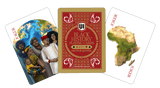Black History Playing Cards with custom illustrations: Black & Gold Edition