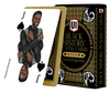 Black History Playing Cards with custom illustrations: Black & Gold Edition