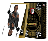 Black History Playing Cards with custom illustrations: Black & Gold Edition