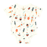 Short Sleeve Kimono Bodysuit
