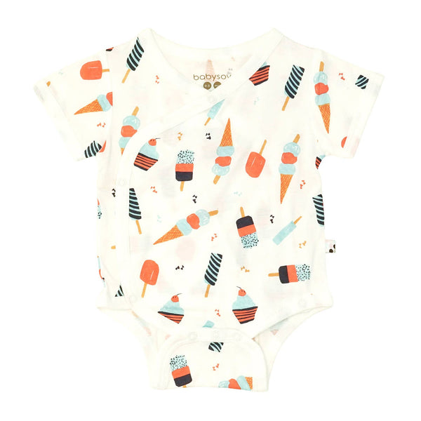Short Sleeve Kimono Bodysuit