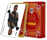 Black History Playing Cards with custom illustrations: Black & Gold Edition