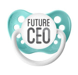 Expression Pacifiers - Future CEO - Seafoam - 0-6M - Through my baby's eyes