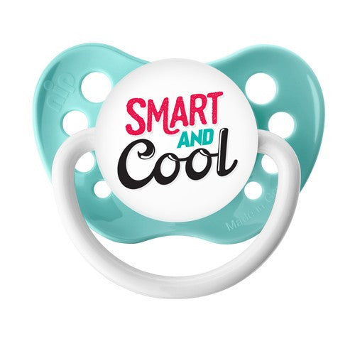 Expression Pacifiers - Smart and Cool - Seafoam - 0-6M - Through my baby's eyes