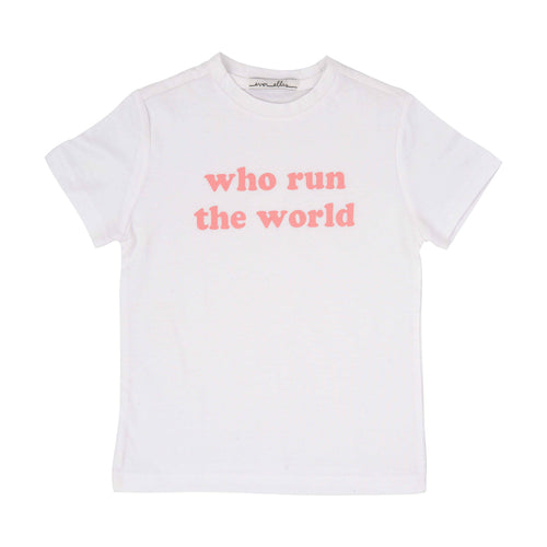 Run the World T-Shirt - Cotton White 2T