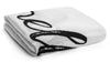 Organic Cotton Muslin Swaddle Blanket - Hello World - Through my baby's eyes