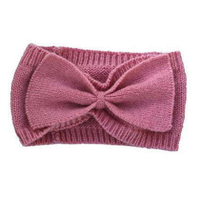 Girls Pink Bow Headband - One size - Through my baby's eyes
